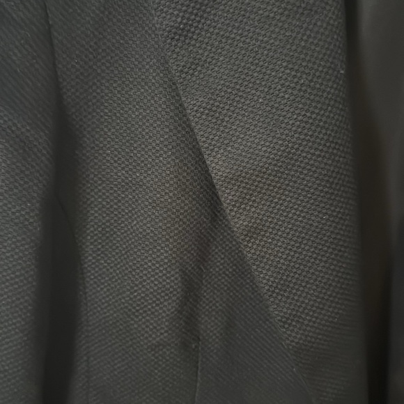 Amanda and Chelsea textured open front black blazer size 8 - Picture 3 of 4